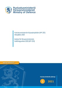 Puolustusministeriön kirjanpitoyksikön (KPY 250) tilinpäätös 2020